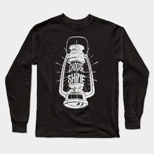 Vintage Oil Lamp - Choose To Shine Long Sleeve T-Shirt